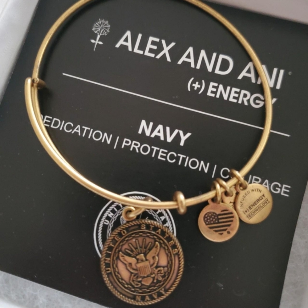 Alex and Ani Navy Bracelet